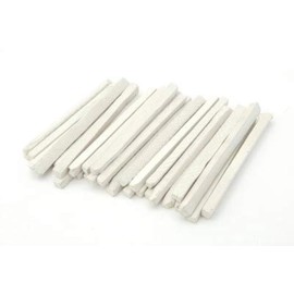 Underfur Sheet White Slate Pencils, Cut from Natural Stone (Pack of 50pcs)
