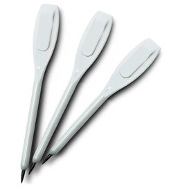 fogman Clip Pencils 100pcs HB Disposable Pencils Golf Questionnaire Commercial (White)