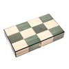 Wood Backgammon Set, Olive