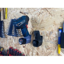 Wall Mount for all Bosch 12 V Devices and Cordless Drills, Cordless Screwdrivers, Impact Wrenches, Tool Wall Holder