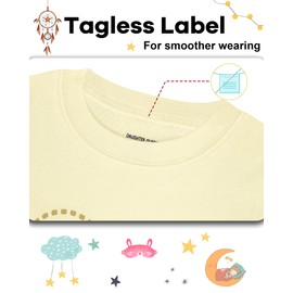 DAUGHTER QUEEN Girls Dinosaur Pajamas Set Short Sleeve Pjs for Girls Summer Pj Kids 100% Cotton Sleepwear Sleeping Clothes Jammies Size 9 10 Age 8-10 Years Old Large