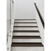 Diamond Geometric Peel and Stick Stair Riser Strips (Off White,