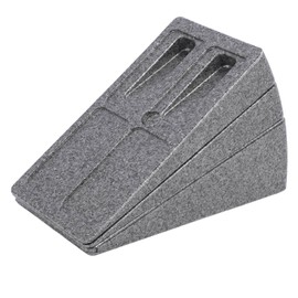 3 Pieces Calf Stretcher Slant Board Adjust Height Wedge Leg Stretching Calf Stretcher Board for Plantar Fasciitis Grey