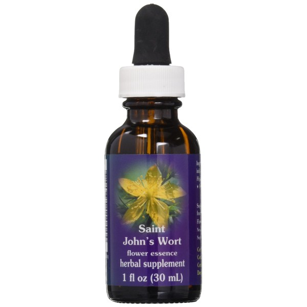 Flower Essence Services Dropper Herbal Supplements, Saint Johns Wort, 1 Ounce