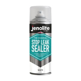 JENOLITE Stop Leak Sealer Spray | Waterproof Sealant | Fills, Seals & Stops Leaks | White | 400ml (14 Ounces)
