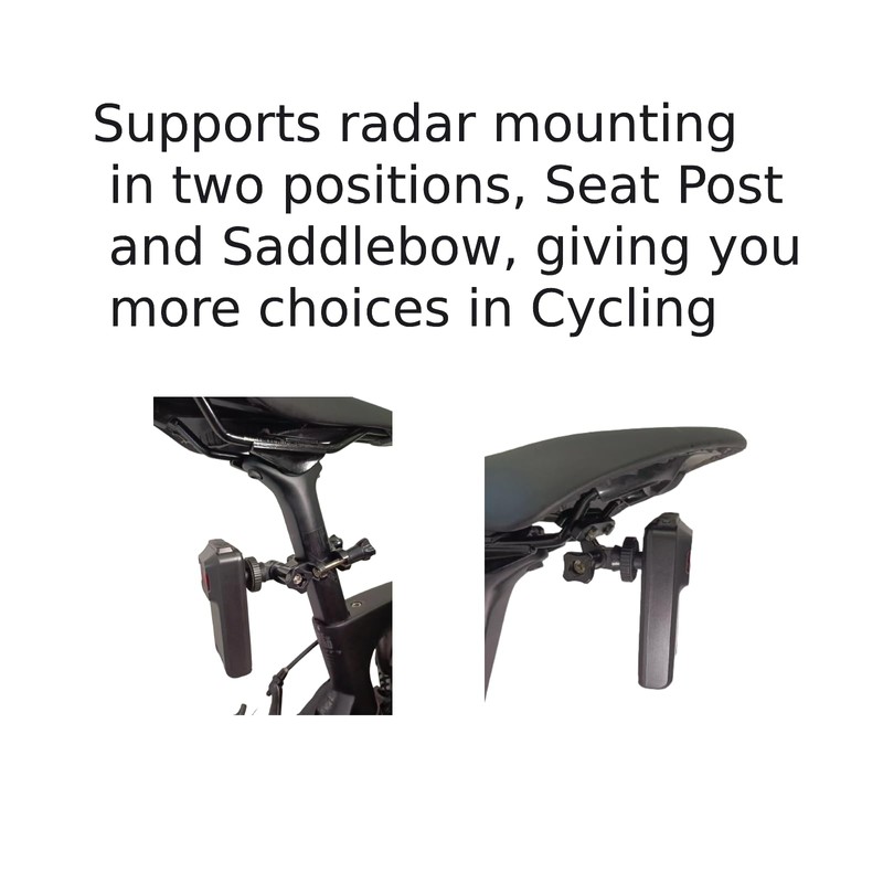 TUTULOO W100 Bike Radar Tail Light,Cycling Radar Tail Light,Visual and