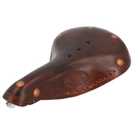 Gusti Bernard H. Women's and Men's Saddle Bicycle Leather Saddle City Bike Vintage Retro Genuine Leather Brown