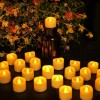 RIVERSOFY 48 Velas Decorativas Batería Luz Led Para Boda Fiesta