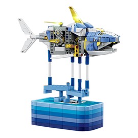 Oichy Animal Building Blocks Movable Deep Sea Shark Building Toy Sets Mechanical Marine Life Building Kits for Boys and Girls (581pcs)