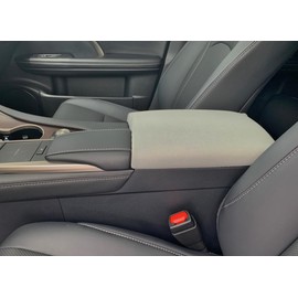 Auto Console Covers- Fits The Lexus RX350 2020-2022 Center Console Armrest Lid Cover Waterproof Neoprene (Lt.Gray)