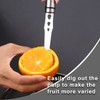 Klyuqoz Grapefruit Knife - Curved Serrated Stainless Steel, Pack of