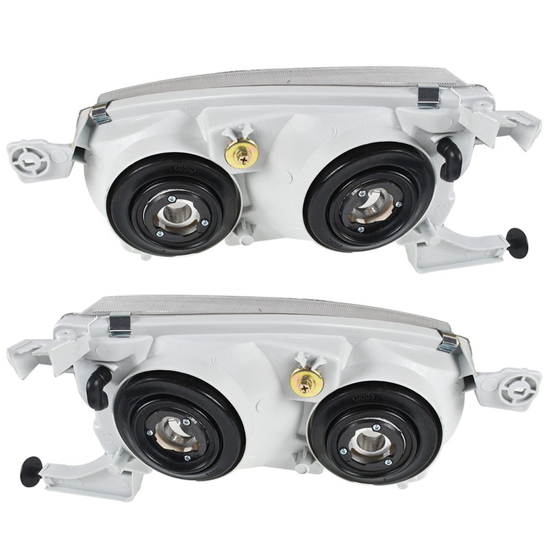 Nurniacl 2-Pack Headlights Assembly Headlamps with Corner Signal Lamp Clear