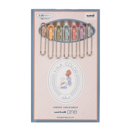 Mitsubishi Pencil UMNS38FC7C Gel Ballpoint Pen, Uni-Ball One, Fica Color, 0.38 Limited Edition, 7 Color Assortment