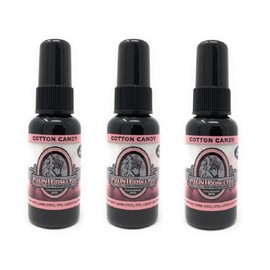 BluntPower Oil Based Concentrated Air Freshener and Oil for Diffuser - Air Freshener Spray For Room, Car, Bathroom - Concentrated Room Deodorizer & Odor Eliminator Spray - Cotton Candy 1.5oz. (3 Pk)