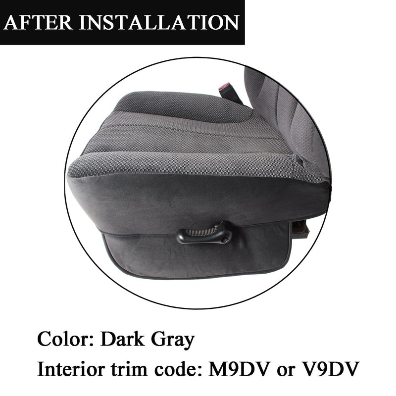NLQR Driver and Passenger Side Bottom Seat Covers Replacement Cloth