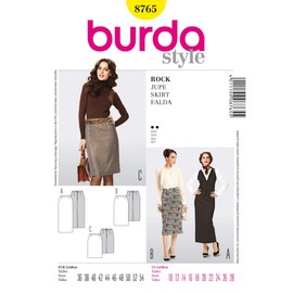Burda B8765 Skirt Sewing Pattern 19 x 13 cm