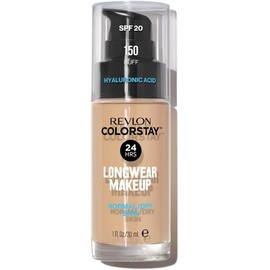 Revlon Colorstay Liquid Foundation Makeup for Normal to Dry Skin SPF20 Medium to Full Coverage Oil Free, Natural Finish, Buff (150) Unisex, 30 ml