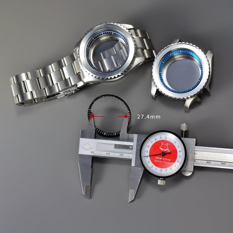 TOMIYOY 30.5MM*27.5MM Watch Chapter Ring Fit for SKX007 SRPD Dive