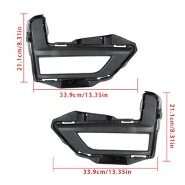 SEBLAFF 1 Pair of Driving Fog Lights Assembly with Bulbs Switch Bezel Wires Kit Replacement for 2017-2020 Rogue S SL SV Hybrid