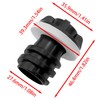 Yocimango Cooler Fittings Drain Plug Changer Compatible with RTIC 20QT,