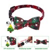 DIYDEC 3 Pack Christmas Plaid Cat Collars, Breakaway Cat Collars