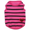 Pet Dog Striped T-Shirt Dogs Cats Cotton Vest Spring Summer