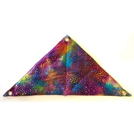 Twisted 2 Perfection Reversible Lizard Hammock for Reptiles, with Suction Cup Hooks Pick Your Color (Rainbow Batik and Pink)