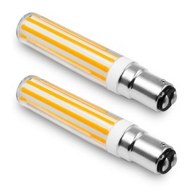 B15D LED Bulb Dimmable 8 W Replaces Osram Halolux Ceram 75 W-100 W, Warm White 2700 K B15D LED Bulbs 900 LM for Bedroom Living Room, AC 220 V, Not Dimmable, Pack of 2