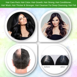 Amla Powder for Drinking and Henna Powder for Hair Color Combo | Hair Care(Growth, Conditioner, Strong, Wash, Thicker, Stronger) | Eating(Juice) | Mehndi | Burgundy | Brown | Hand | Pure