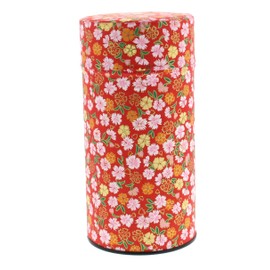 Tea Container Floral Washi Tea Container Large