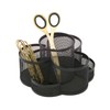 OSCO Black Wiremesh Rotating Desk Organiser | Rotating Pen Holder