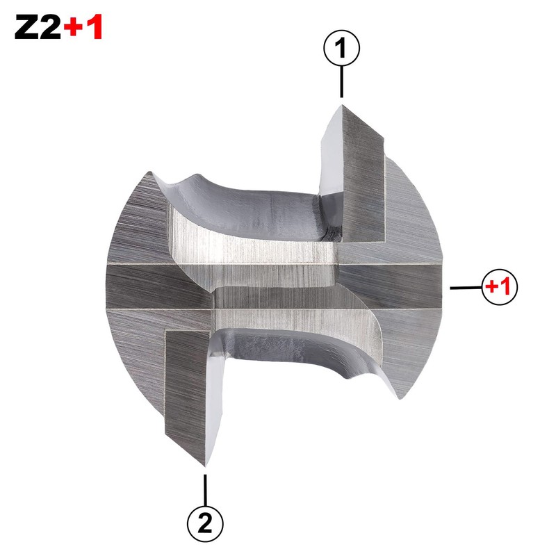 ENT Straight Cutter TC Shank (C) 12 mm, Diameter (A)