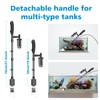 fishkeeper Aquarium Vacuum Gravel Cleaner, 25W 6 in 1 Multifunction