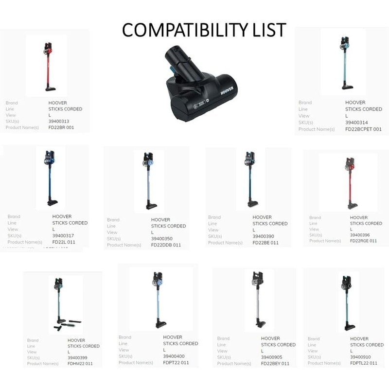 Hoover J63 Original Mini Turbo Nozzle - Black