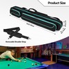 GOBUROS Pool Cue Case, 2 x 2 Pool Stick Case