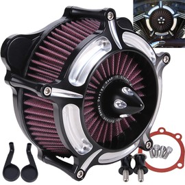 Motor Dramas CNC Turbine Spike Air Cleaner Intake Filter Kit For Harley Sportster XL 1200 883