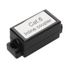 kenable Inline Punch Down Coupler for Lan Cables CAT6 Black