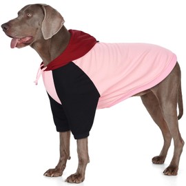 AOFITEE - Sudadera con capucha extragrande para perro, sudadera básica para otoño e invierno, suéter cálido con capucha para perros con mangas, suéter con capucha para niño y niña, sudadera para