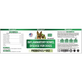 VivaElixir Dog Probiotic Supplement, Inflammatory Bowel Disease for Dogs - Canine Nutritional Supplement - 30 Ct. Box