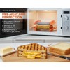 MACONEE Microwave Sandwich Maker & Panini Press - Non-Stick Microwave