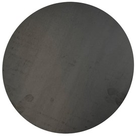 Round Weldable 14 Gauge Hot Rolled Mild Steel Plate Mill Finish (3 Inch Diameter, Pack of 6) - Made in USA