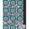  Sketchbook: Animal Print Mandala (Turquoise and Pink) 8x10 -