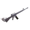 Fat-catz-copy-catz Unisex Novelty Metal M16 Rifle Gun Keyring Pendant Grey/Black