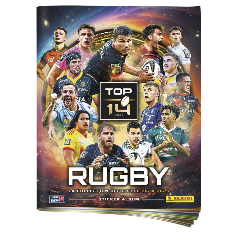 Panini Rugby Top 14 Album 2024-2025 + 2 Sleeves +