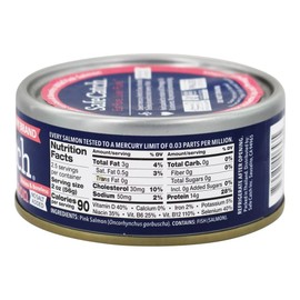 Safe Catch - Premium Skinless & Boneless Wild Pink Salmon No Salt Added - 5 oz.