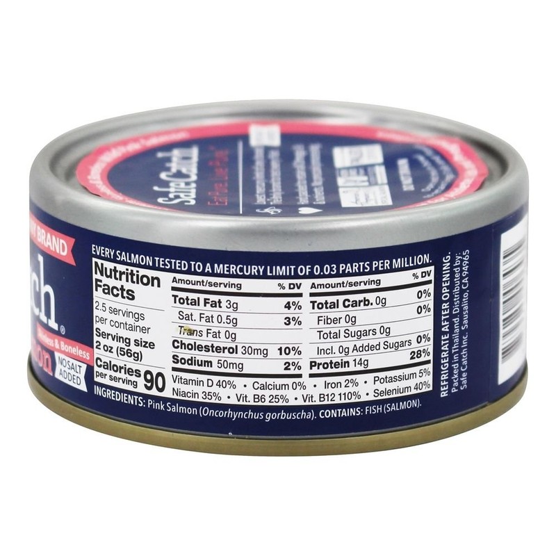 Safe Catch - Premium Skinless & Boneless Wild Pink Salmon