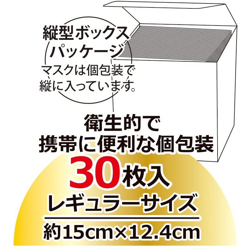 Advanced 3D Non-Woven Mask, Light Black, Large Size, Approx. 6.0