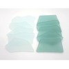 Sea glass place cards - Sea green shades - Irregular