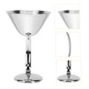 Ciieeo 1pc Elegant Stainless Steel Cocktail Goblet Wine Cup for