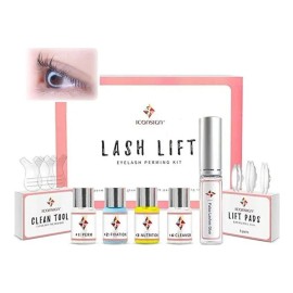 Kit Lash Lifting De Pestañas Rizado Iconsign Rosa Claro
